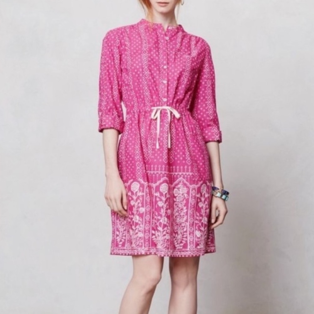 Anthropologie Meadow Rue Anila button down dress